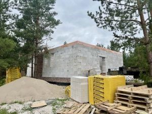 Продолжается строительство дома в с. Екатериновка, КП Сосновка
