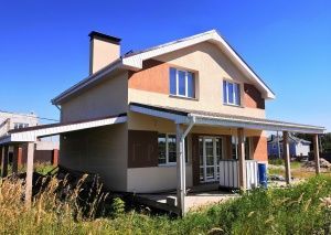 Завершены отделочные работы дома из керамзитобетона 140 м² в п.Калинка
