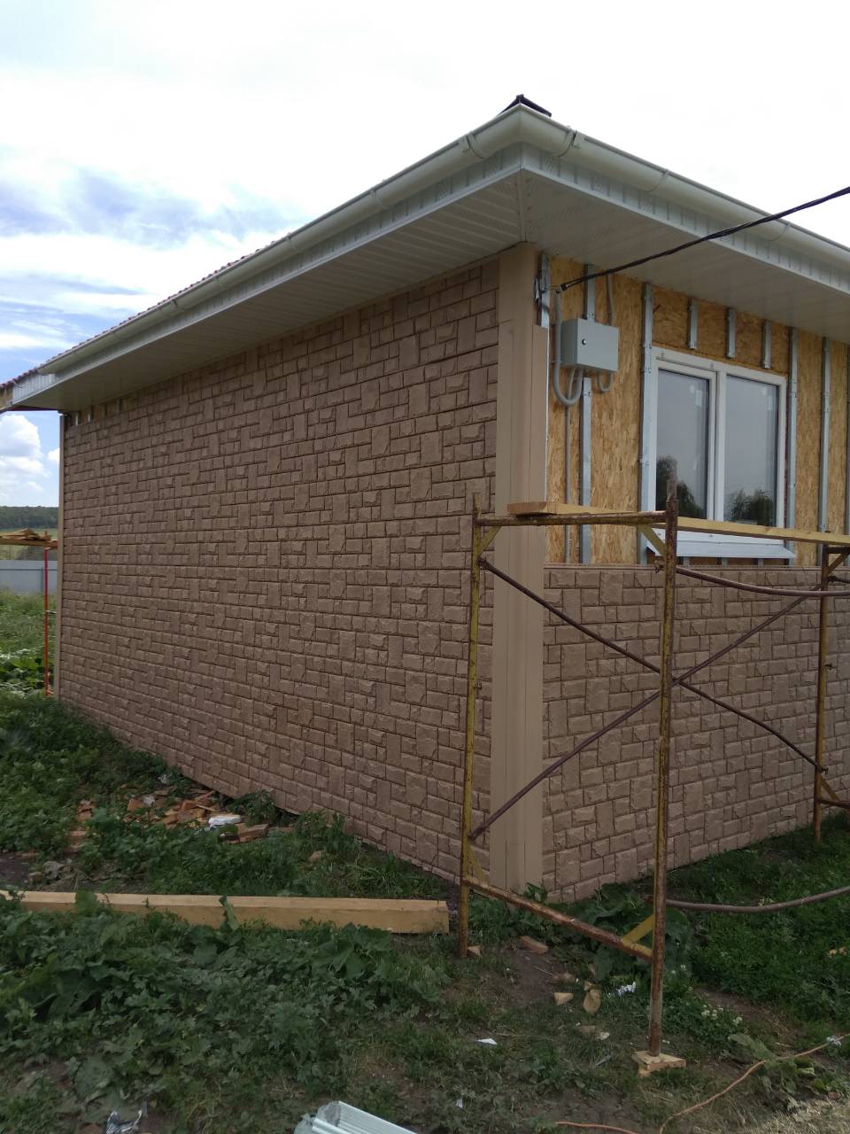 Завершено строительство дома из СИП в п.Алакаевка