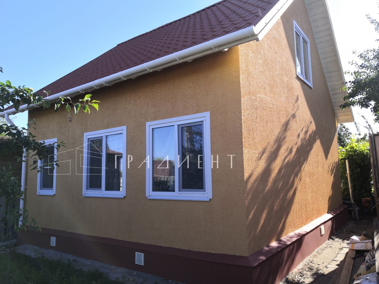 Построили каркасный дачный дом в Самаре, 19-й км