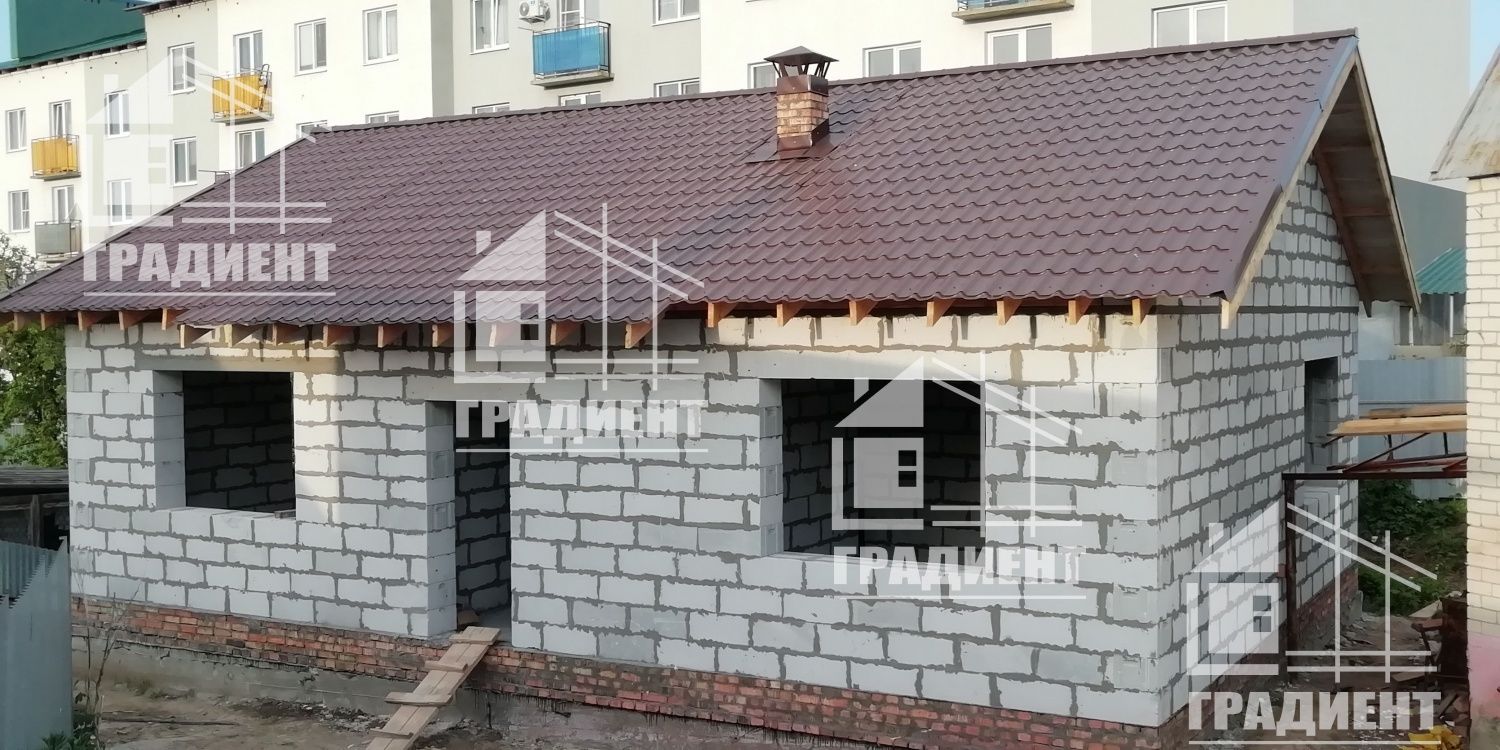 Завершено строительство дома из газобетона в г.Новокуйбышевск.
