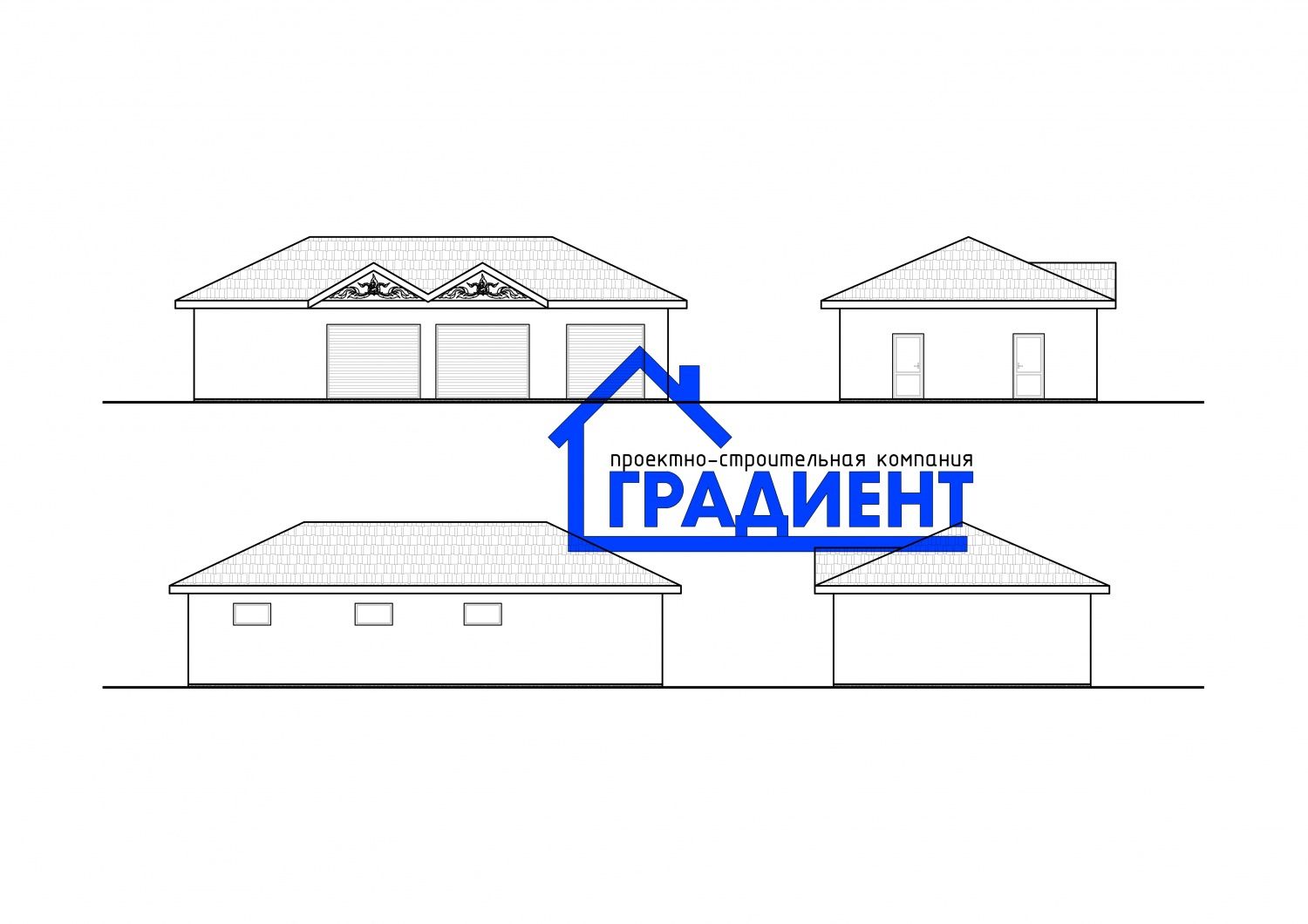 Завершено проектирование раздела ЭП одноэтажного гаража с общими размерами в плане 15,23х 8,26 м (в осях).